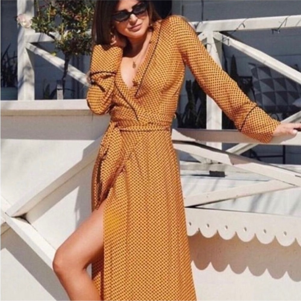 Bec + bridge wrap maxi dress